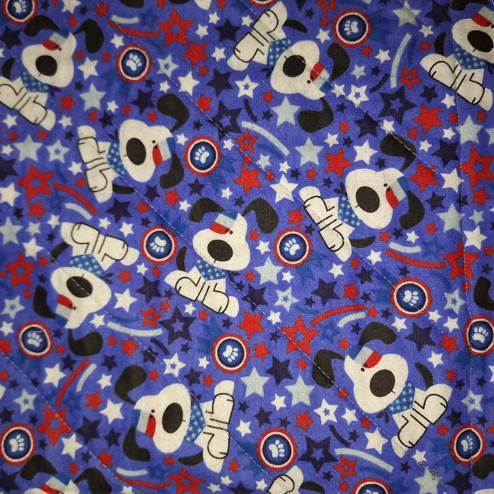 Handmade Fire Truck Themed Quilt, Flannel Backed, NWOT